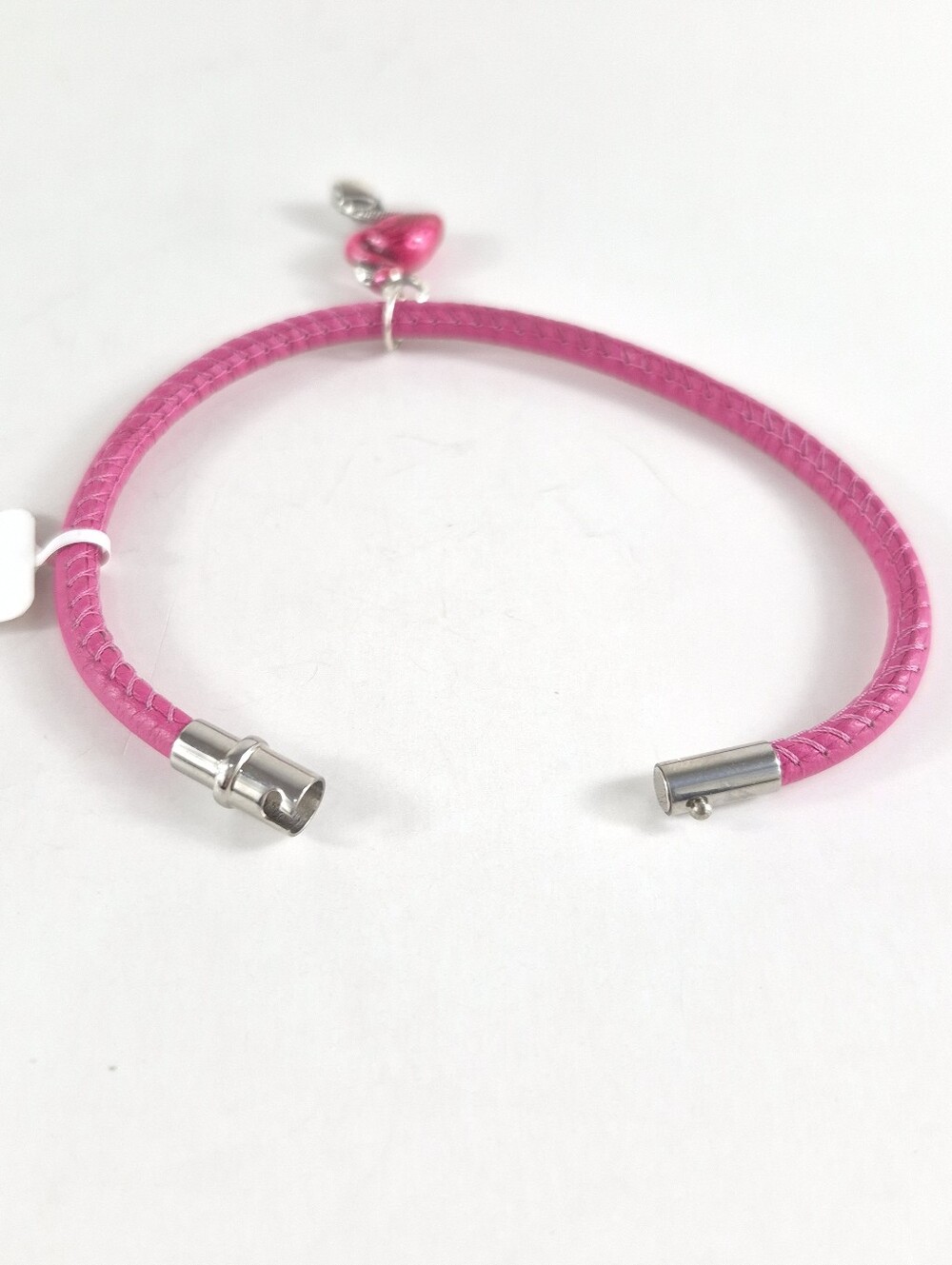 Brighton Coachella Pink Flamingo Charm Leather Bracelet NWT - Picture 5 of 7